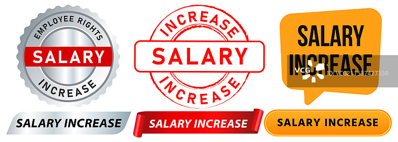 员工薪资增加，工作报酬提升，财务上升图片素材