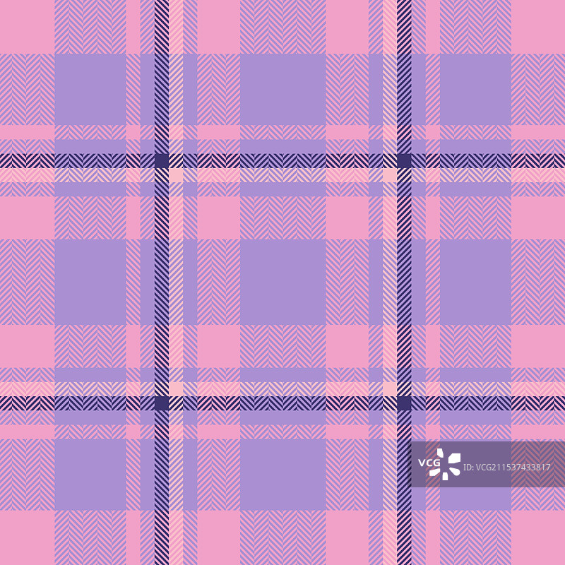 粉色无缝布料中的格子图案图片素材