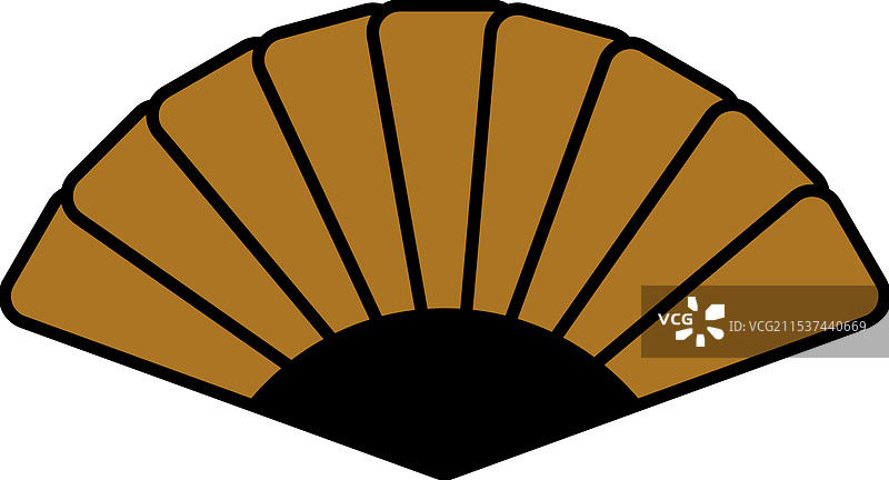 中国亚洲纸折扇图片素材