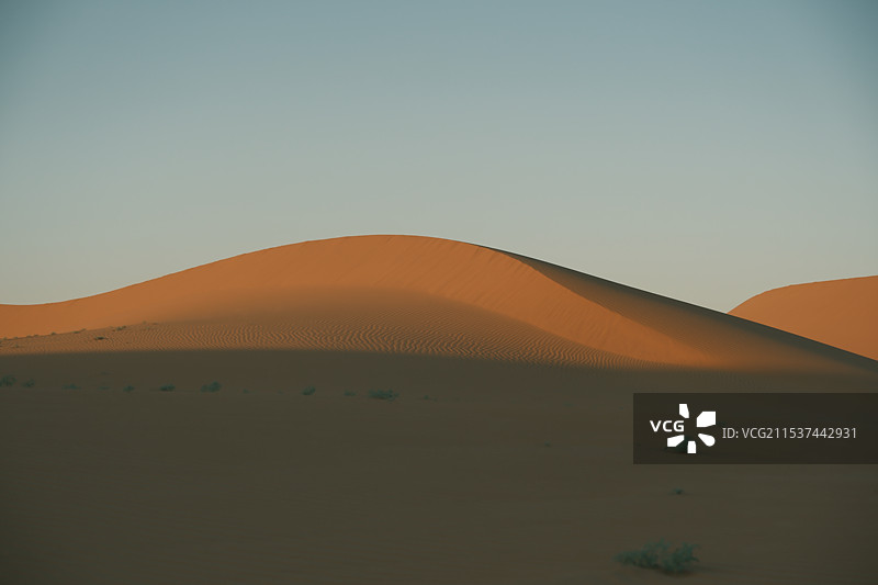 傍晚沙漠图片素材