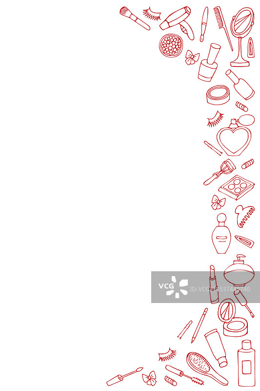 卡通风格的竖框图片素材