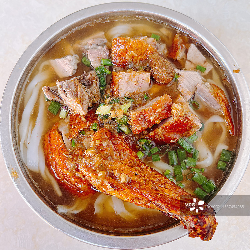 美味的烧鸭粉图片素材