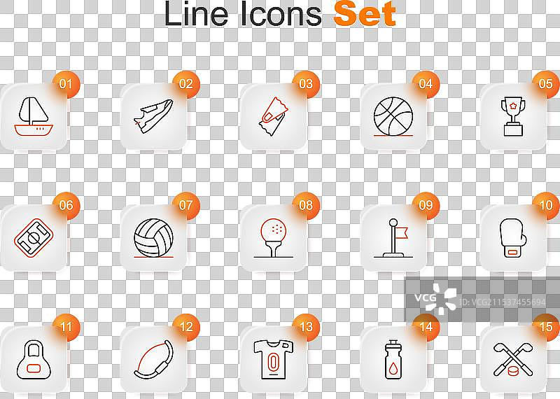 冰球杆、冰球和健身器材的组合图片素材