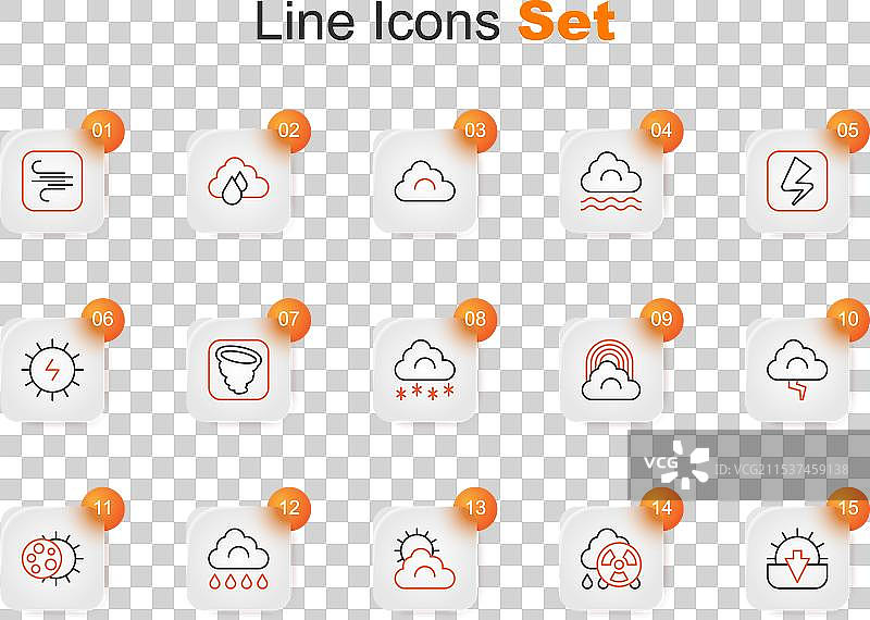 夕阳下的酸雨和放射性云彩图片素材