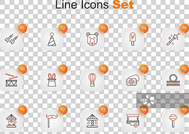 快餐小吃车上的棒棒糖排队图片素材