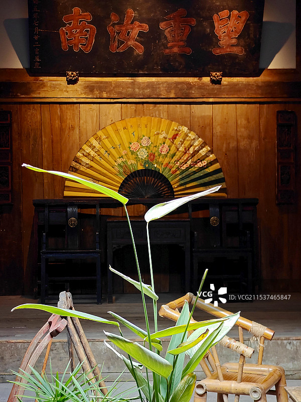 成都巴适生活之午后老茶楼图片素材