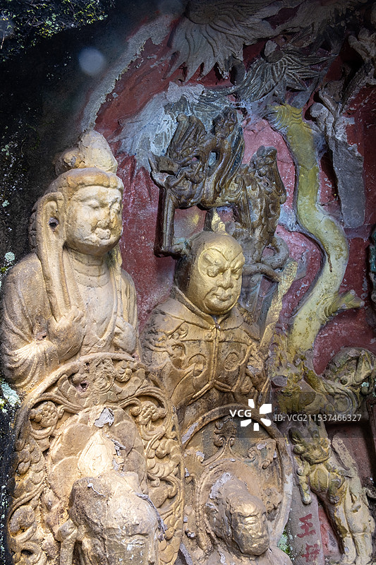 四川巴中通江白乳溪石窟图片素材