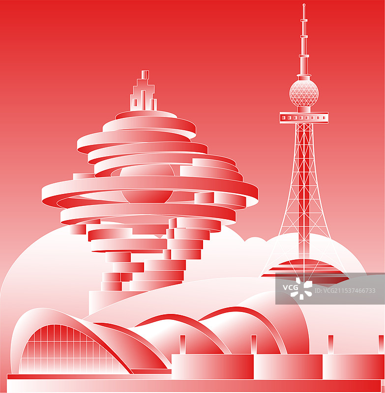 城市地标系列-青岛图片素材