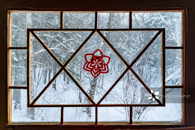 中国雪乡 林海雪原 雪檐 冰棱 白原 素林 晶枝 雪道 寒溪 玉峰 素岭 冷杉 琼枝图片素材