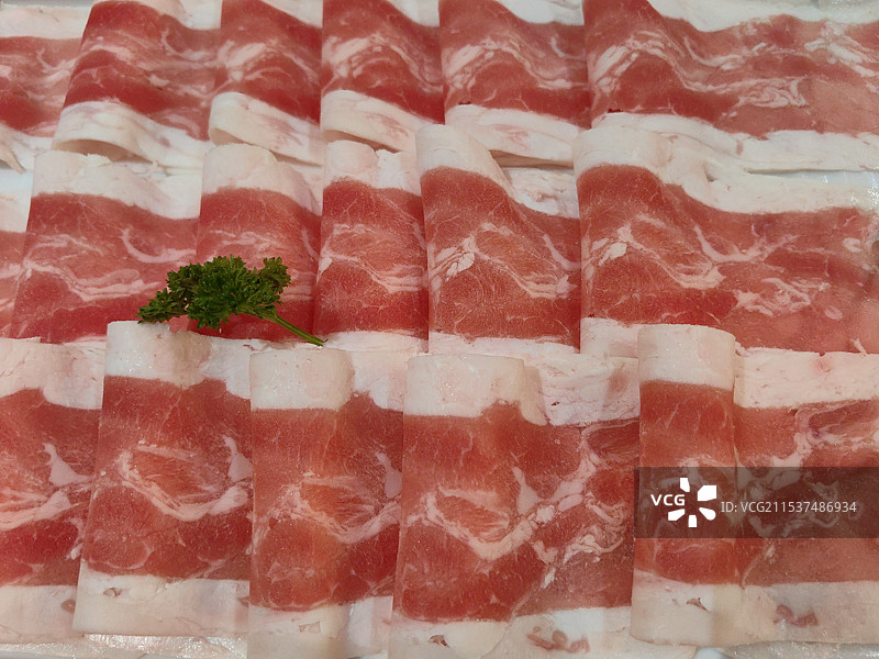 火锅配菜肥牛图片素材