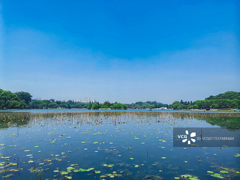 淮南，龙湖公园图片素材