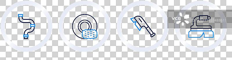 清洗餐具的刷子和清洁工具图片素材