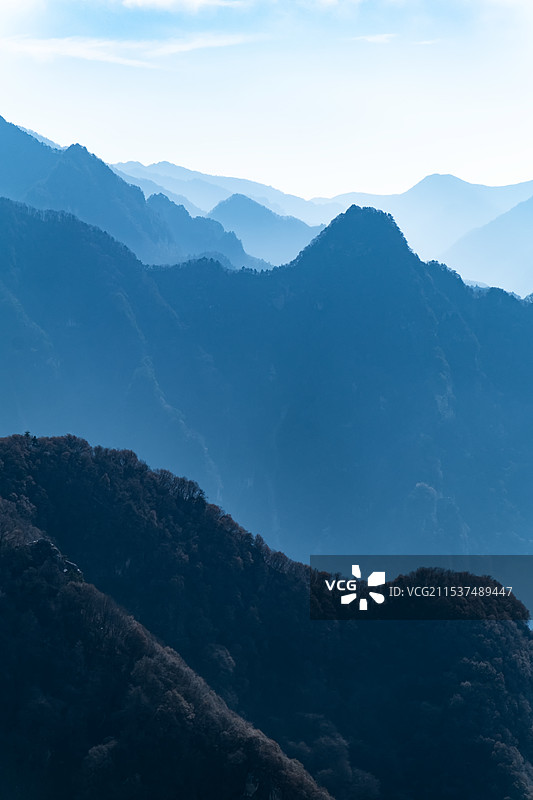 秦岭云台山图片素材