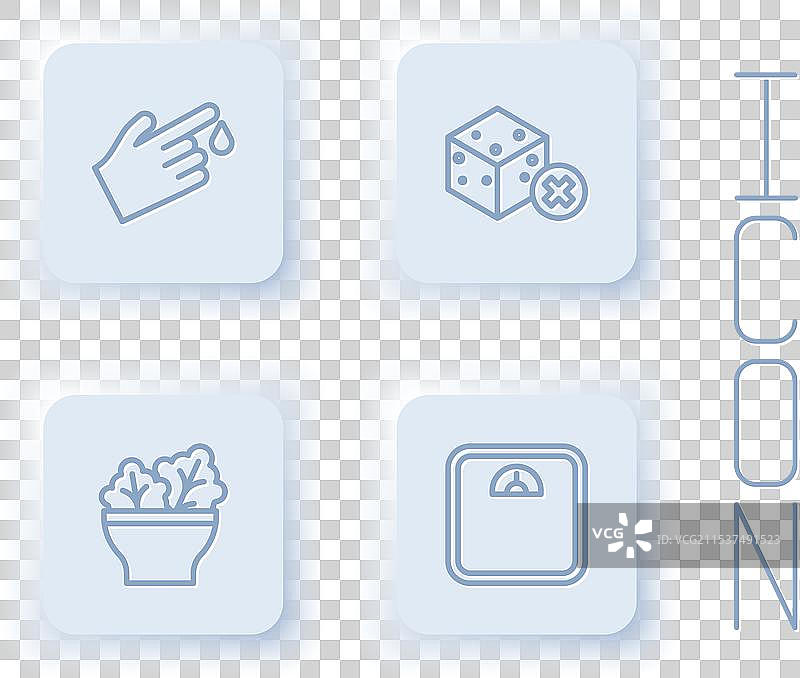 无糖自由沙拉碗中的血指线图片素材