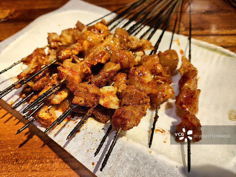 甘肃尕胖子烤肉图片素材