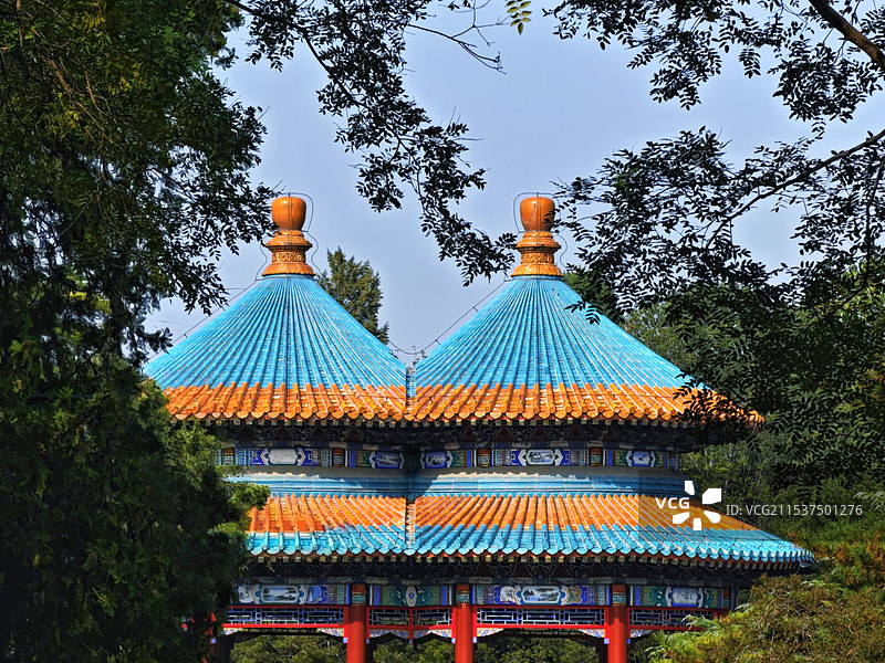双环万寿亭——北京天坛图片素材