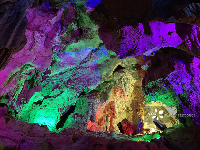 广西桂林银子岩景区图片素材