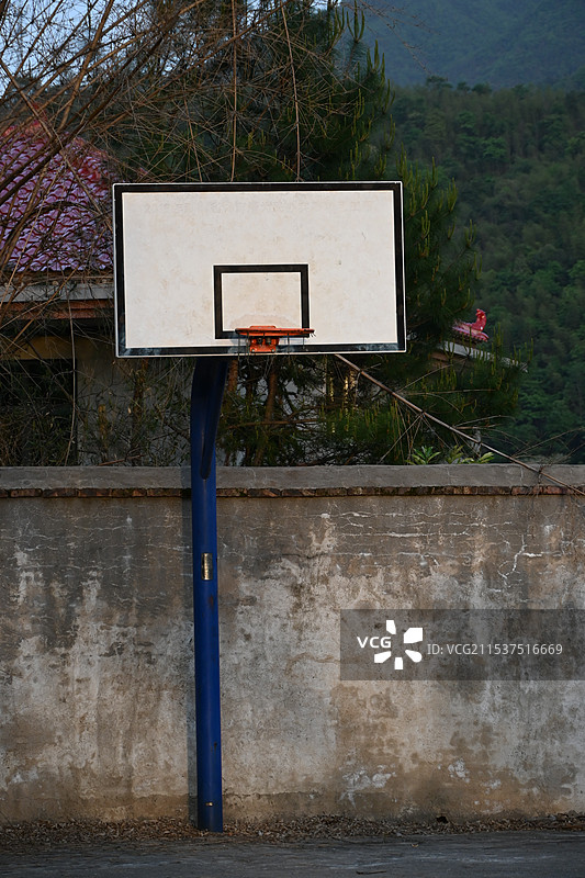 乡村的篮球场图片素材