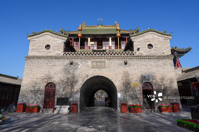 陕西榆林古城万佛楼图片素材