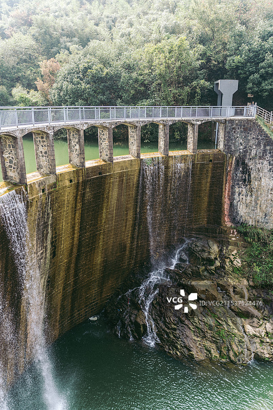 溧阳 | 平桥石坝亚洲最大的浆砌石拱坝图片素材