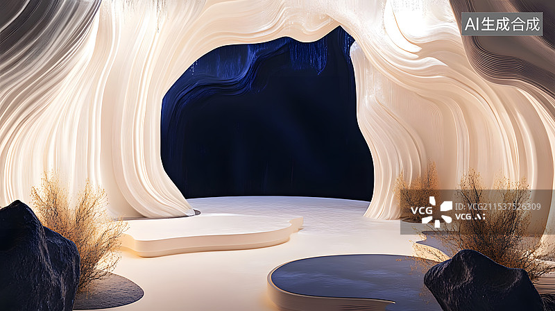 【AI数字艺术】奇幻之门图片素材