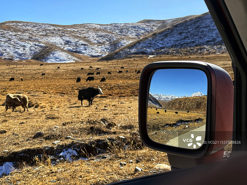 川西旅游风景照图片素材