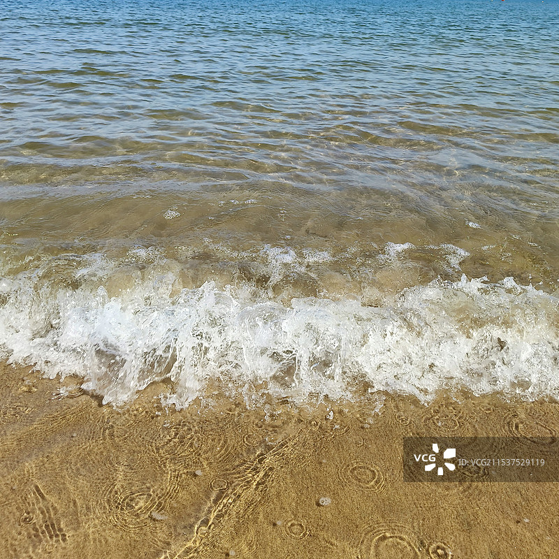 烟台金沙滩风光图片素材