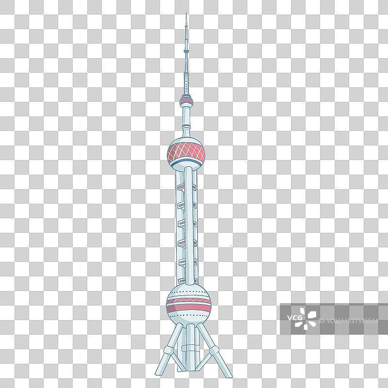 上海东方明珠塔图片素材