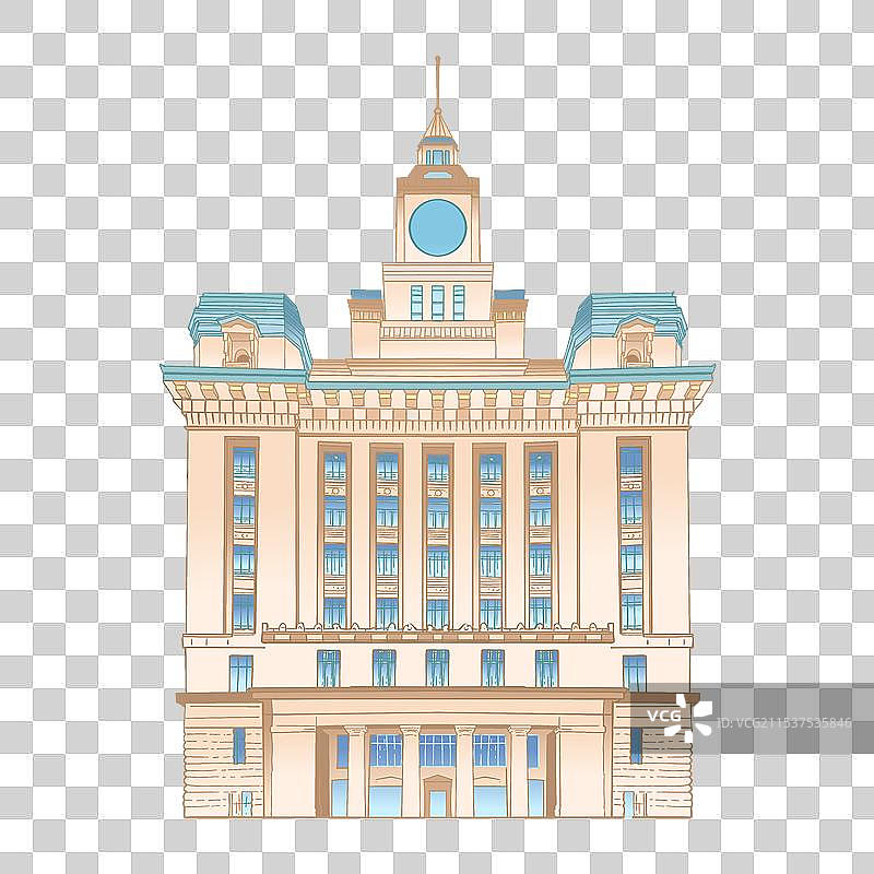 上海海关大楼图片素材