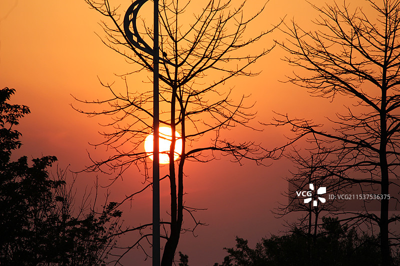 夕阳无限好图片素材