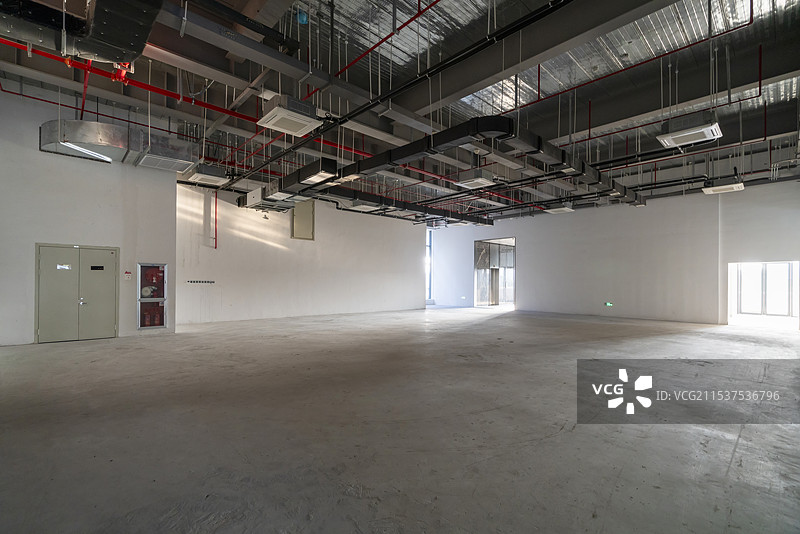 写字楼毛坯室内空间图片素材