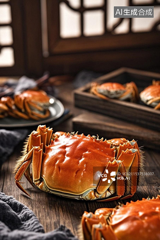 【AI数字艺术】象山梭子蟹 大闸蟹 梭子蟹 螃蟹图片素材