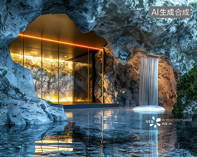 【AI数字艺术】室内空间图片素材