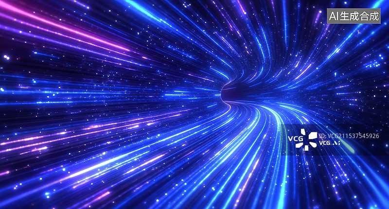 【AI数字艺术】科技感动感光线，汽车广告背景图图片素材