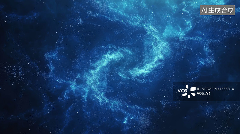 【AI数字艺术】宇宙星云流动光辉抽象背景图片素材