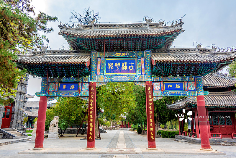 中国河北保定古莲花池风光图片素材