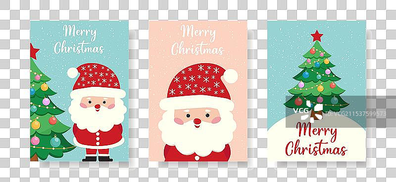 圣诞节和新年快乐的问候语合集图片素材