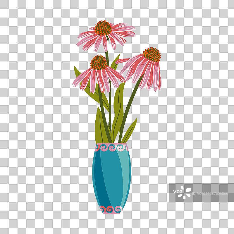 绘制野花和锥花图片素材