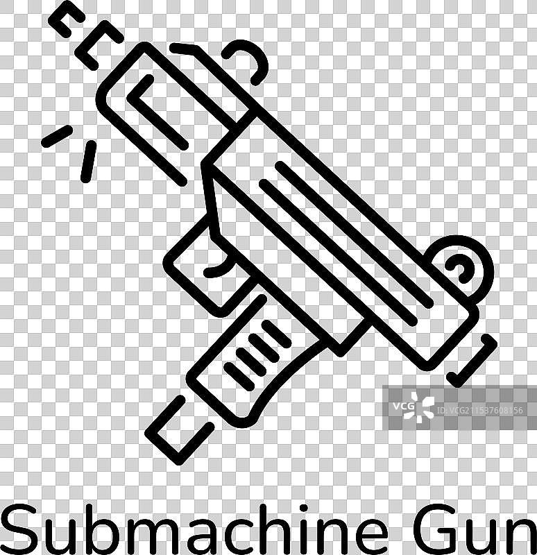 冲锋枪图片素材