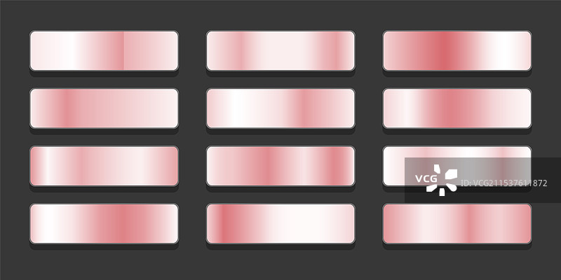 一组青铜渐变横幅模板图片素材