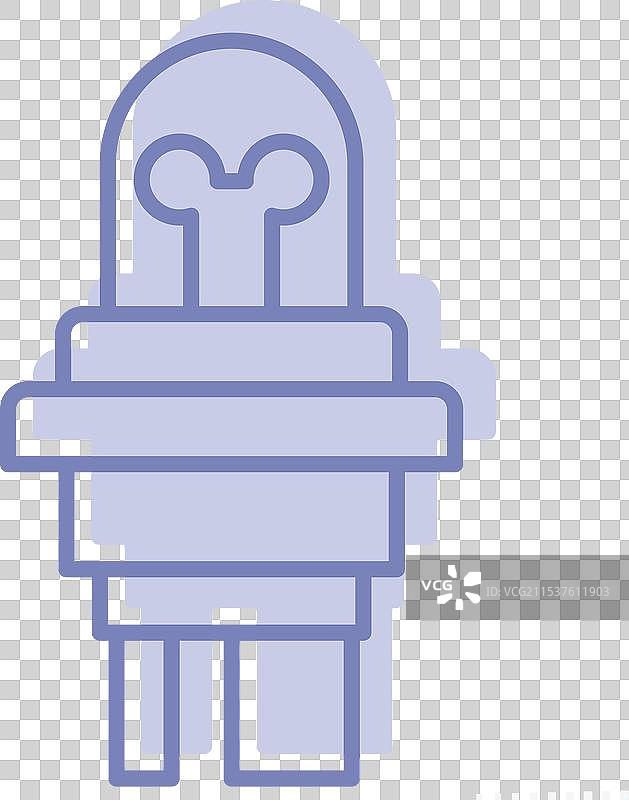 与汽车零件相关的汽车灯图标两个图片素材