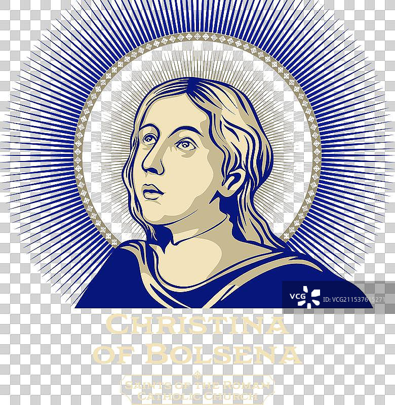 博尔塞纳的圣女克里斯蒂娜图片素材