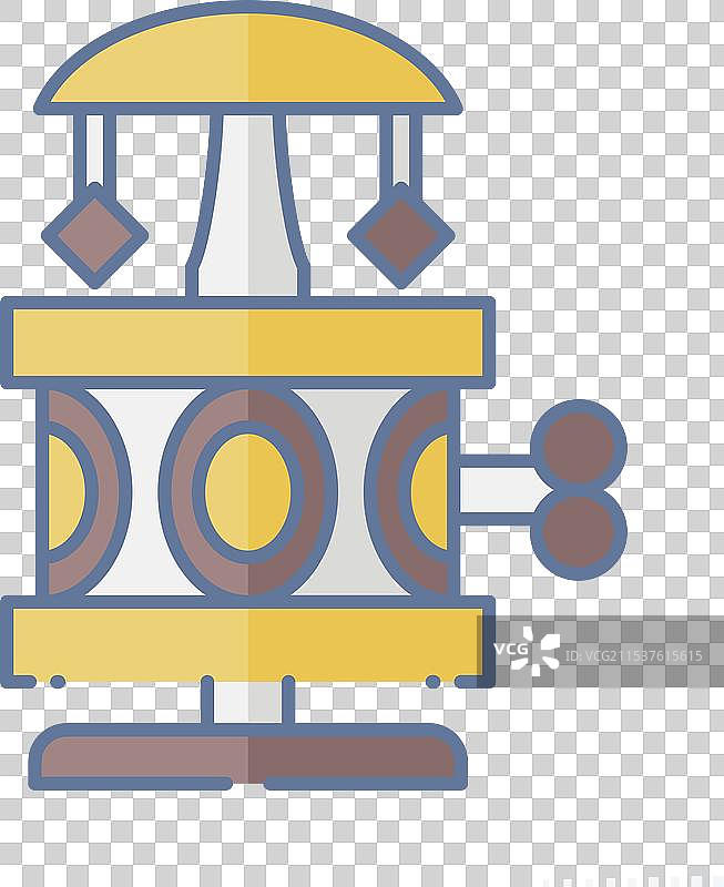 与复古装饰相关的音乐盒图标图片素材