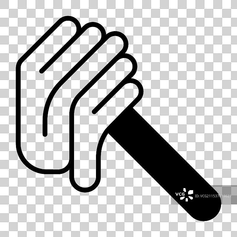 现代风格的早餐蘸酱蜂蜜图标图片素材