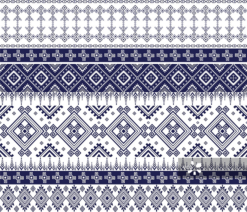 抽象几何民族图案纳瓦霍风格图片素材
