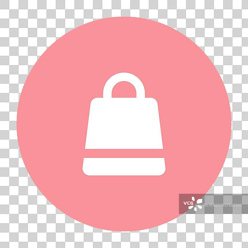 购物袋实心图标设计用户界面图片素材