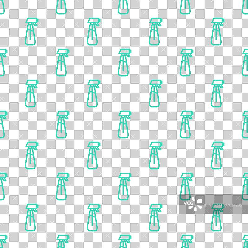 绿色园艺喷雾器用于水和肥料图片素材