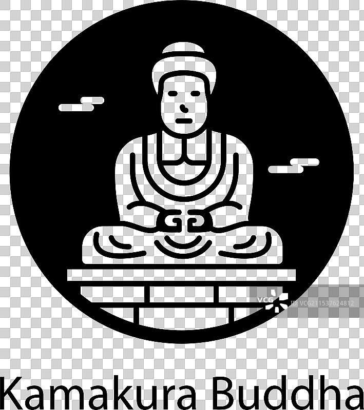 镰仓大佛图片素材