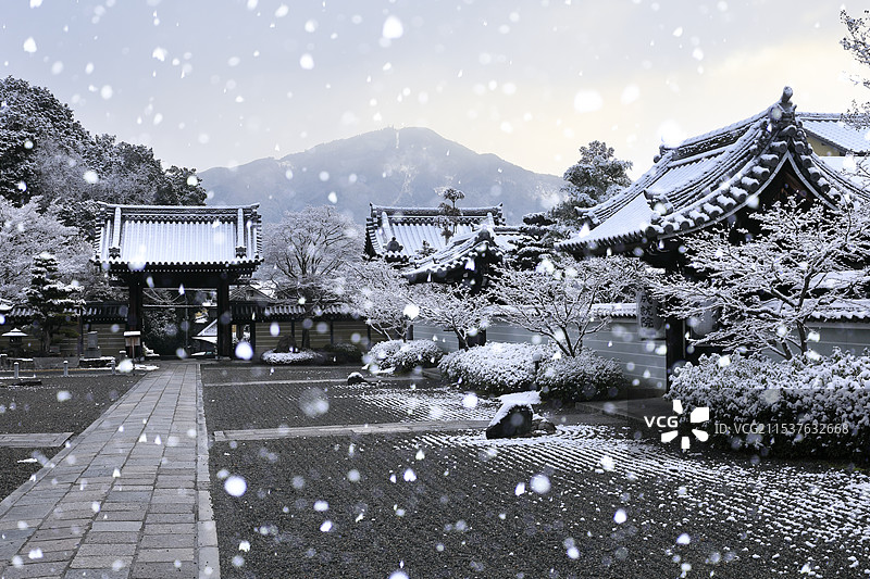 妙法院寺，日本京都府图片素材