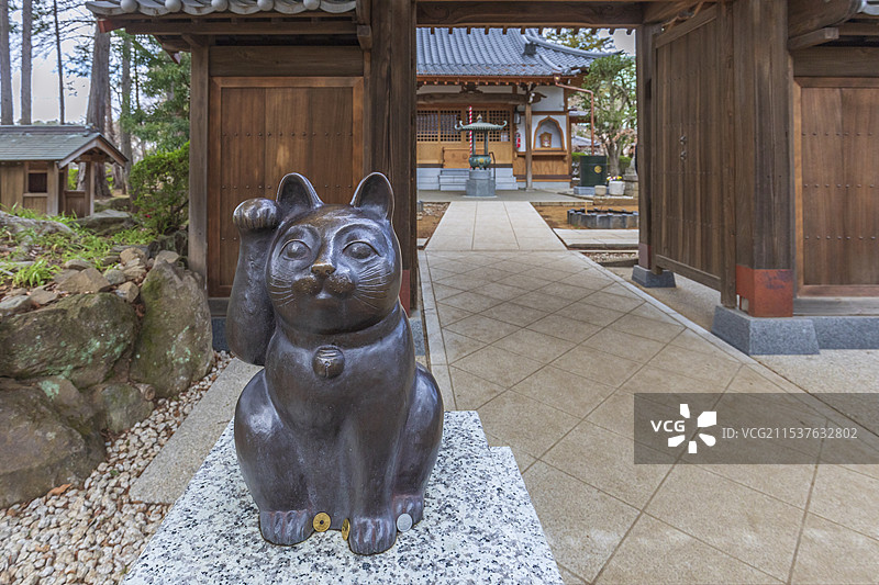 豪徳寺，东京，日本图片素材